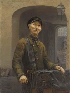 Portrait Of A Street Musician