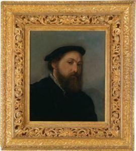 Ritratto Virile Conberretto by Giovanni Girolamo Savoldo