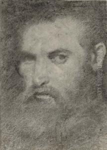 Head Of A Bearded Man, In Three-quarter Profile To The Left by Giovanni Girolamo Savoldo