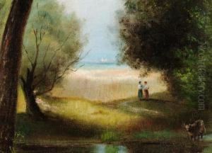 Fruhlingslandschaft by Alexei Kondratyevich Savrasov