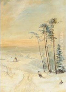 Winter Landscape by Alexei Kondratyevich Savrasov