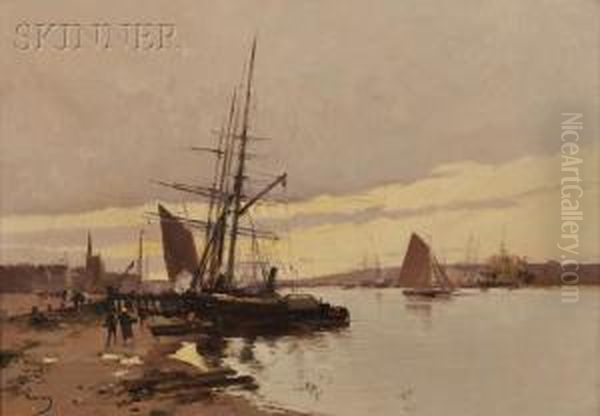 Ships At Harbor - view 1