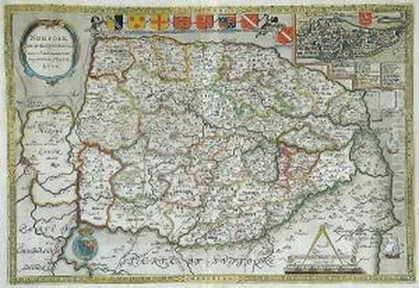 A Map Of Norfolk - view 1