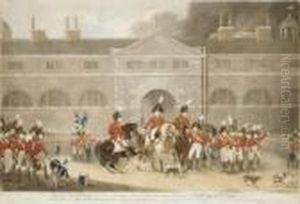 The Prince Of Wales's Loyal Volunteers, Preparing For The Grandreview By His Majesty by William Say