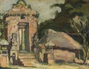 An Indonesian Temple Gate by Charles, Charley Sayers