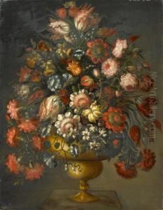 Still Life With Flowers by Andrea Scaccati