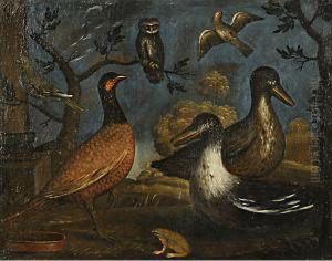 Scena Con Uccelli by Pietro Nieri Scacciati
