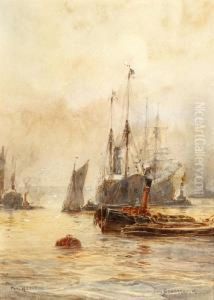 Pool Of London by William Harrison Scarborough