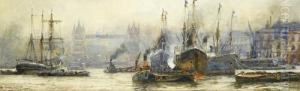 The Tower Bridge London by William Harrison Scarborough