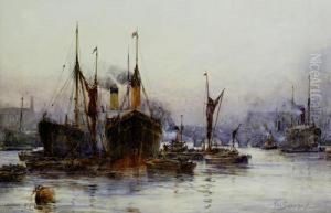 London Bridge by William Harrison Scarborough
