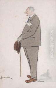Caricatura by Adolfo Scarselli