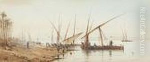Nile Dhows by Spyridon Scarvelli