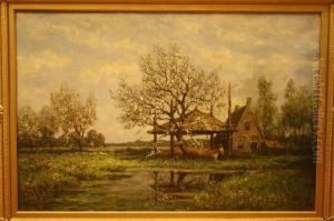 Voorjaar by Egbert Rubertus Derk Schaap