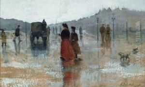 The Sunday Afternoon Walk by Egbert Rubertus Derk Schaap