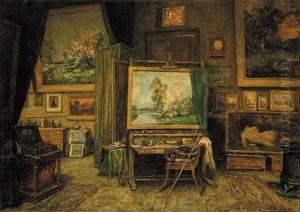Atelier Op Villa Nova - The Interior Of The Artist's Studio