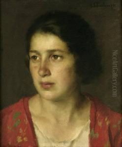 Bildnis Einer Jungen Frau by Hans Schachinger