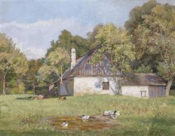 A Farmhouse At The Edge Of A Wood - view 1
