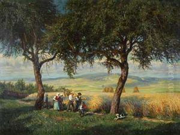 Auf Dem Weg Zur Kornernte - view 1