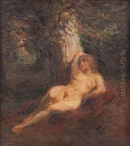 Liegender Akt by Paul Schad-Rossa