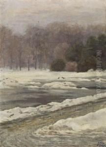 Schneeschmelze by Karl Martin Schade