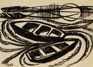 Csonakok by Janos Schadl