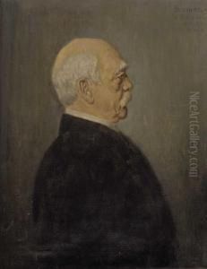 Bildnis Bismarcks Im Profil by Hans Schadow