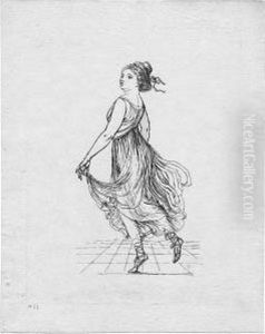 Die Tanzerin Vigano by Johann Gottfried Schadow
