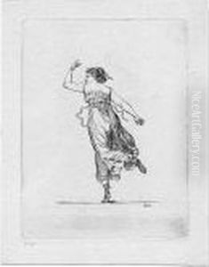 Die Tanzerin Vigano by Johann Gottfried Schadow