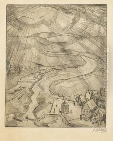 Flusslandschaft - view 1