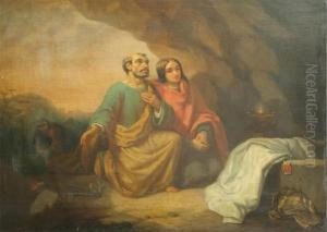 Saint Pierre Et Saint Jean Au Saint Sepulcre by Theodore Schaepkens