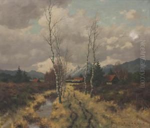 Mountain Valley by Karl Schaette