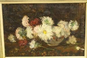 Chrysanten In Kom
