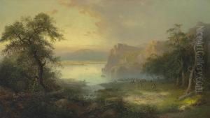 Indians On The Warpath by Frederick Ferdinand Schafer