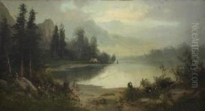 Morning On Feather River, California by Frederick Ferdinand Schafer