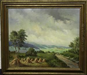 Zomers Landschap by Henri Schafer