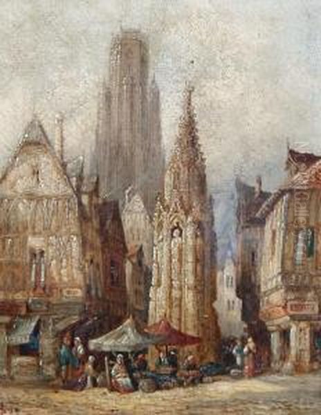 La Croix De St Pierre, Rouen - view 1