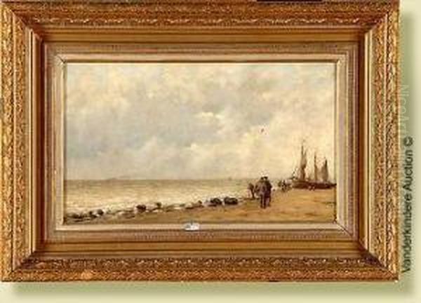 Pecheurs Sur La Plage - view 1