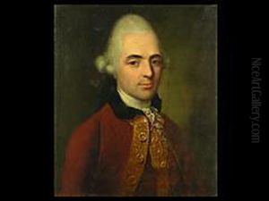 Portrait Des Johann Caspar Lindenberg by Johann Jacob Schalch