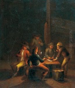 Contadini Che Fumano Ibn Un Interno