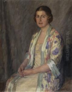 Portrait Einer Frau by Malva Schalek