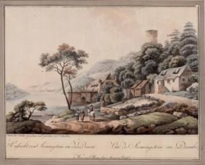 Ansicht Von Sarmingstein An Der Donau by Carl Philipp Schallhas