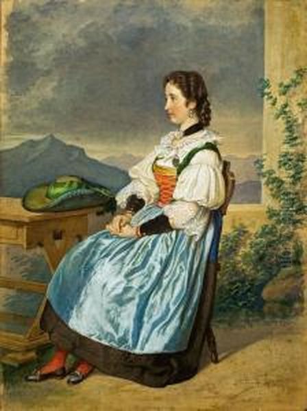 Junge Frau In Tracht - view 1