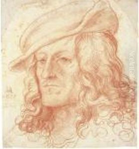 Portrait Of A Man, Bust-length, Wearing A Hat by Hans Leonhard Schaufelein