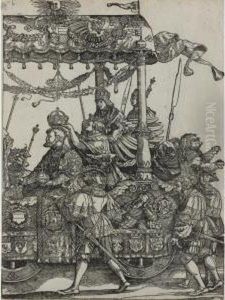 The Triumphal Procession Of Charles V by Hans Leo. Schauffelin