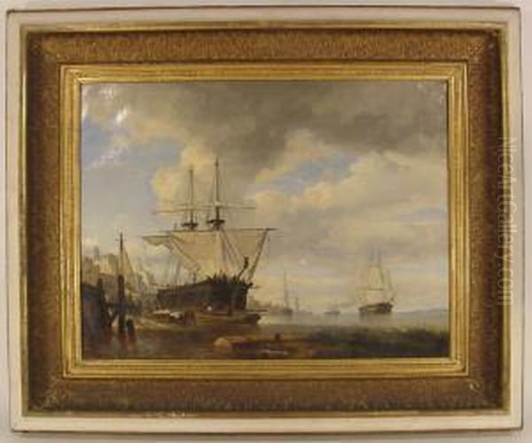 Sailing Shipsin Port - view 1