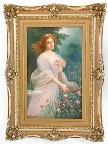 Young Beauty In Garden - view 1