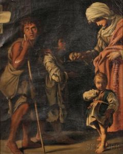 The Charity Of Saint Elizabeth Of Hungary by Bartolomeo Schedoni