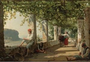 Italianate Landscape by Silvestro Feodorov. Schedrin