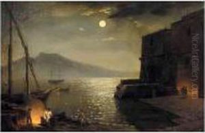 Italian Coastal Scene by Silvestro Feodorov. Schedrin