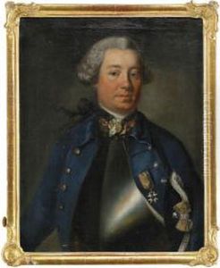 Portratt Forestallande Majoren Och Adelsmannen Arvid Reinhold Von Gardemein